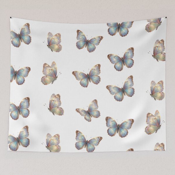 Item preview, Impressionist Butterfly Ensemble with Vibrant Color Accents designed and sold by BrunoLinuxArt.