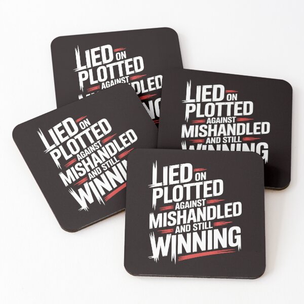 Item preview, Lied On Plotted Against Mishandled And Still Winning – Inspirational Winning Mindset designed and sold by Redgiant87x.