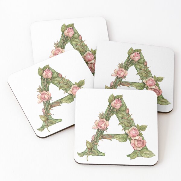 Item preview, Alphabet Florals designed and sold by CotswoldCottage.