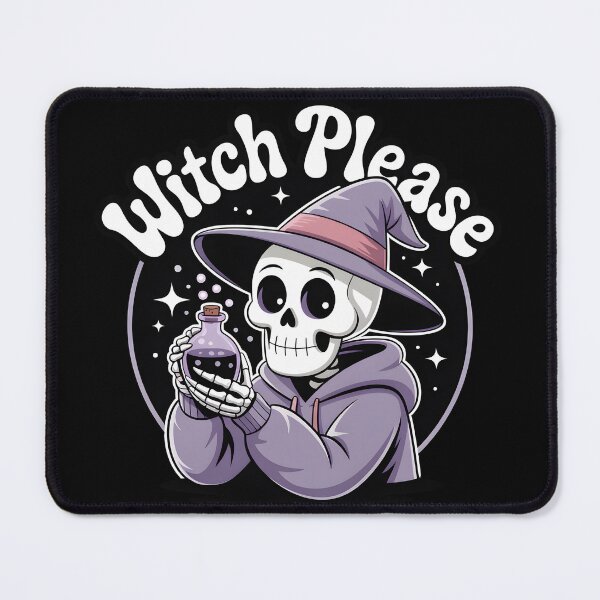 Item preview, Witch Please - Sassy Witch Casting Purple Magic Spell designed and sold by Raw Tigers.