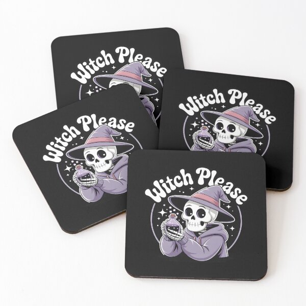 Item preview, Witch Please - Sassy Witch Casting Purple Magic Spell designed and sold by Raw Tigers.