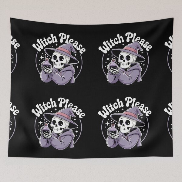 Item preview, Witch Please - Sassy Witch Casting Purple Magic Spell designed and sold by Raw Tigers.