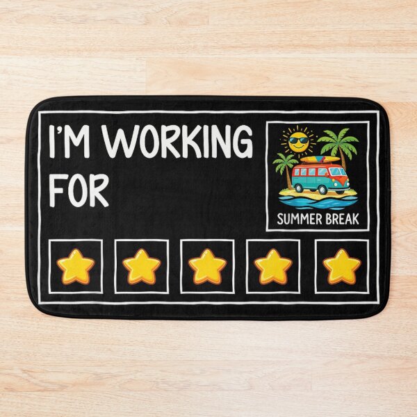 Item preview, Im Working For Summer Break Retro Van Travel Vacation Beach Trip designed and sold by LizzyKeiko.