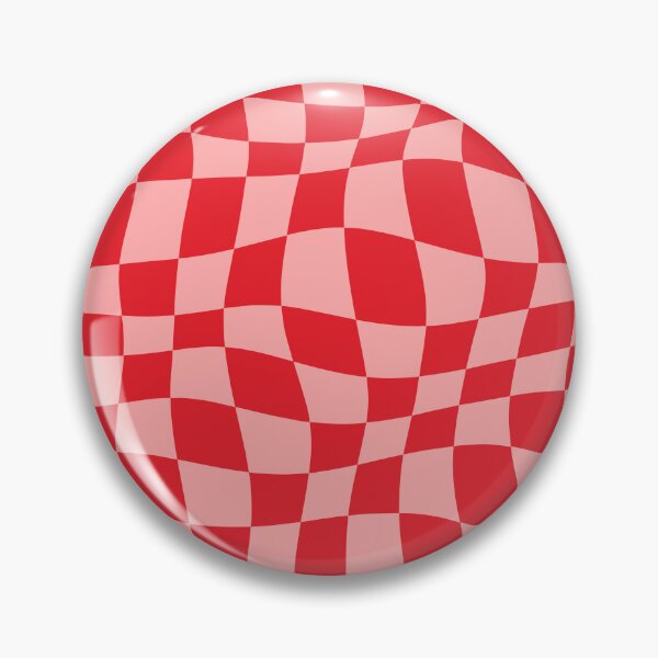 Item preview, Warped Checkered Pattern (red/pink) designed and sold by Design Minds Boutique.