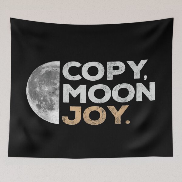 Item preview, Copy Moon Joy Aesthetic Moon Phase Outer Space Astronomy Lunar Design designed and sold by River Silva.