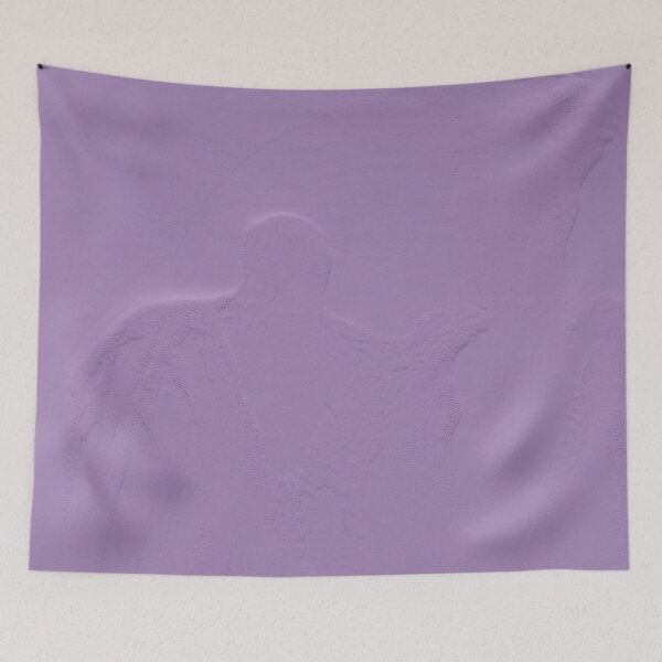 Item preview, Lilac Purple Sand Dunes – Minimalist Abstract Art designed and sold by Midnight Veil Designs.