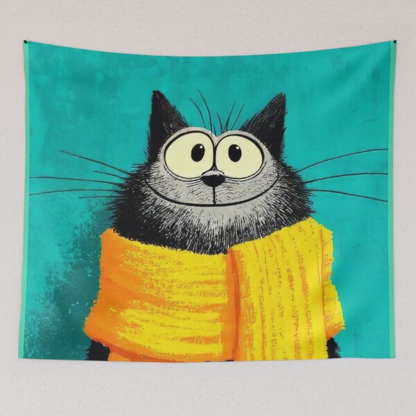 Item preview, Cute cat designed and sold by GraphicMondaze.