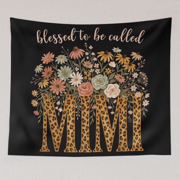 Item preview, Blessed To Be Called Mimi Leopard Print Flowers Mothers Day Grandmother designed and sold by River Silva.