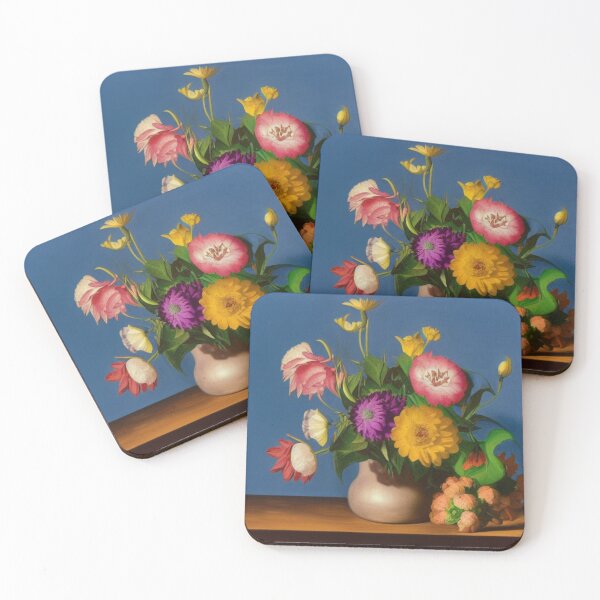 Item preview, Vibrant Floral Still Life Painting in Classic Vase  designed and sold by FotoworldEdel.