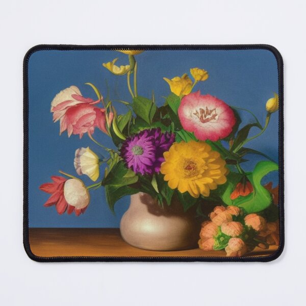 Item preview, Vibrant Floral Still Life Painting in Classic Vase designed and sold by FotoworldEdel.