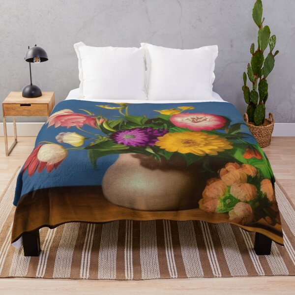 Item preview, Vibrant Floral Still Life Painting in Classic Vase  designed and sold by FotoworldEdel.