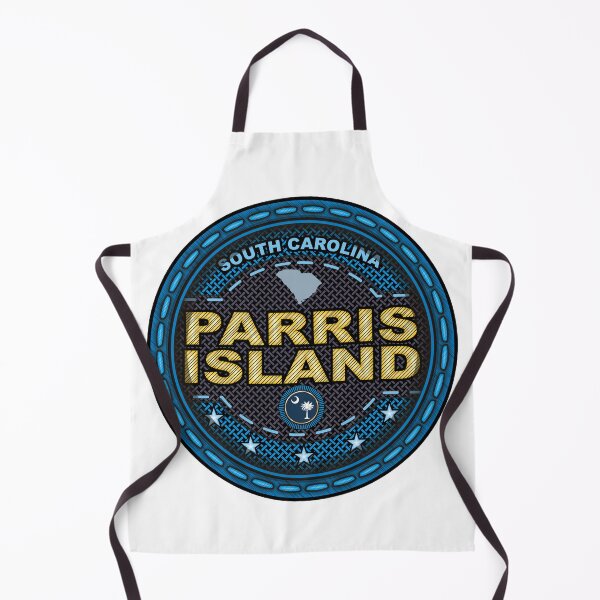 Item preview, Parris Island South Carolina stitching effect blue designed and sold by studioss76.