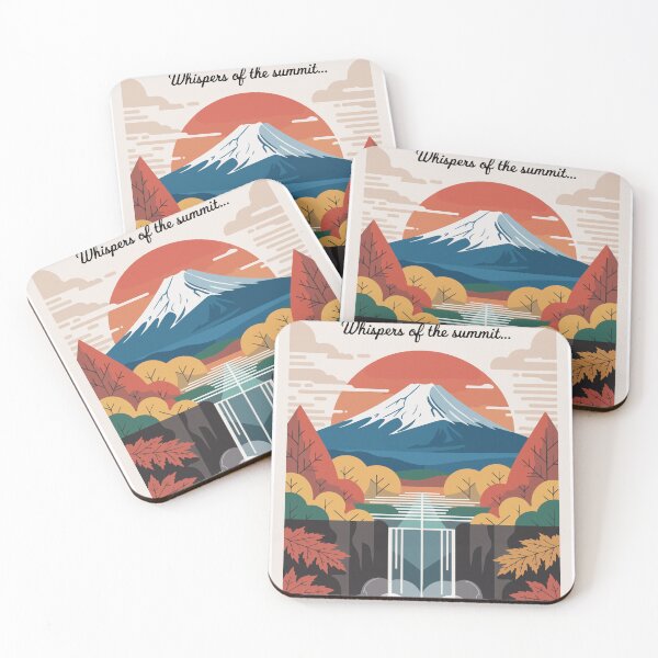 Item preview, Mount Fuji Japan Travel Postcard Whispers of the Summit Autumn Art designed and sold by PixelWaveBD.