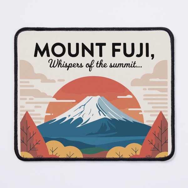 Item preview, Mount Fuji Japan Travel Postcard Whispers of the Summit Autumn Art designed and sold by PixelWaveBD.