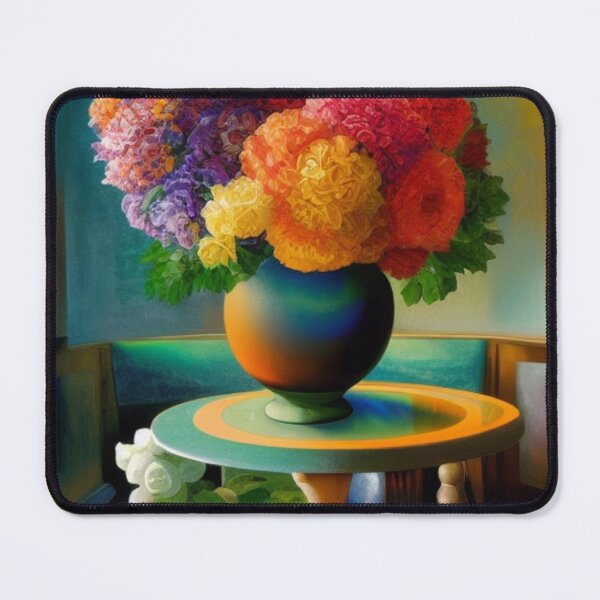 Item preview, Vibrant Floral Still Life in Warm Luminous Colors – Artistic Home Decor designed and sold by FotoworldEdel.