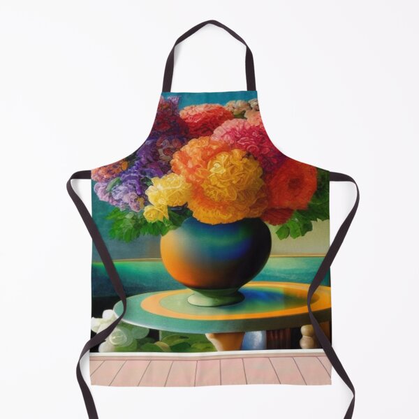 Item preview, Vibrant Floral Still Life in Warm Luminous Colors – Artistic Home Decor designed and sold by FotoworldEdel.