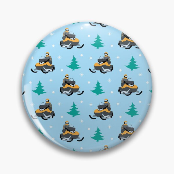 Item preview, Snowmobile Pattern (yellow) designed and sold by Design Minds Boutique.