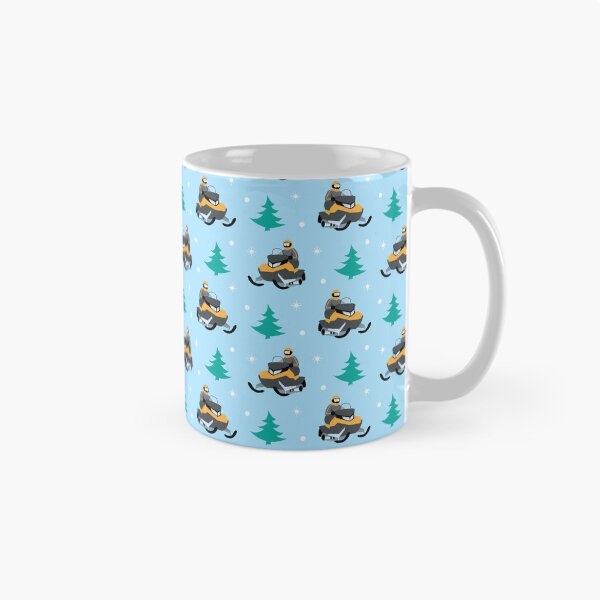 Item preview, Snowmobile Pattern (yellow) designed and sold by Design Minds Boutique.