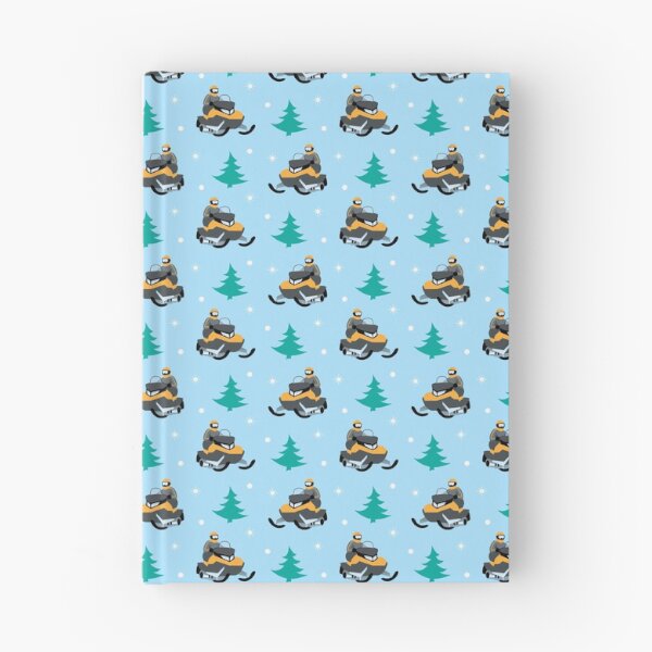 Item preview, Snowmobile Pattern (yellow) designed and sold by Design Minds Boutique.