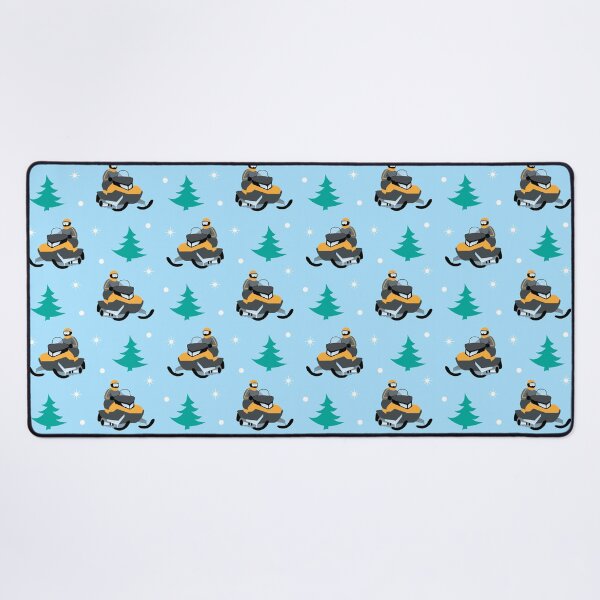 Item preview, Snowmobile Pattern (yellow) designed and sold by Design Minds Boutique.
