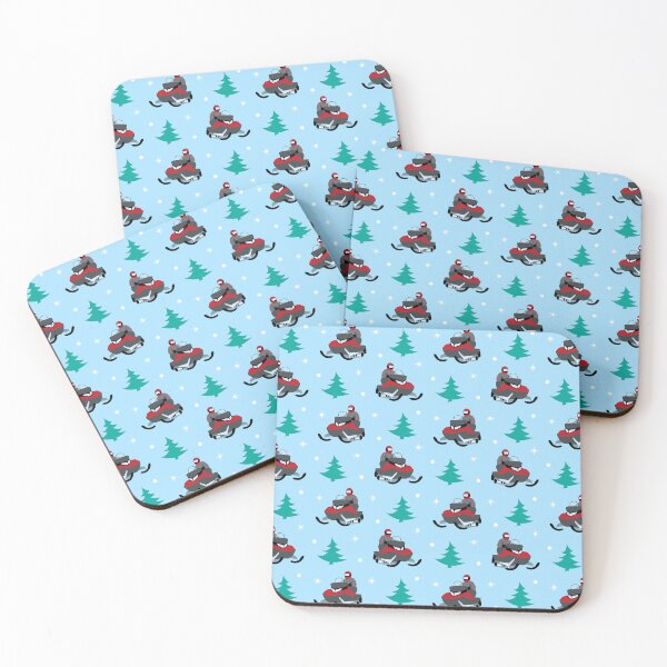Item preview, Snowmobile Pattern (red) designed and sold by Design Minds Boutique.