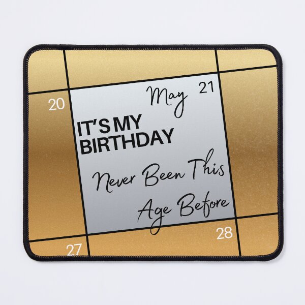 Item preview, May 21st birthdays - Gold and silver themed calendar highlight designed and sold by serenebookworm.