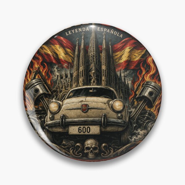 Item preview, SEAT 600 Vintage Spanish Legend Poster designed and sold by Retro Arabica.