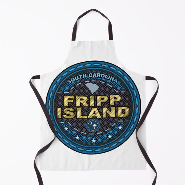 Item preview, Fripp Island South Carolina stitching effect blue designed and sold by studioss76.