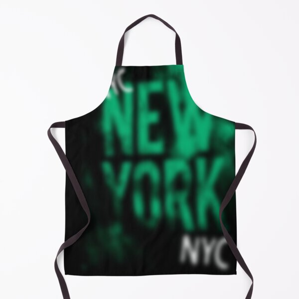 Item preview, Chef Cyberpunk de Nueva York: Delantal con brillo neón urbano designed and sold by oltes75.