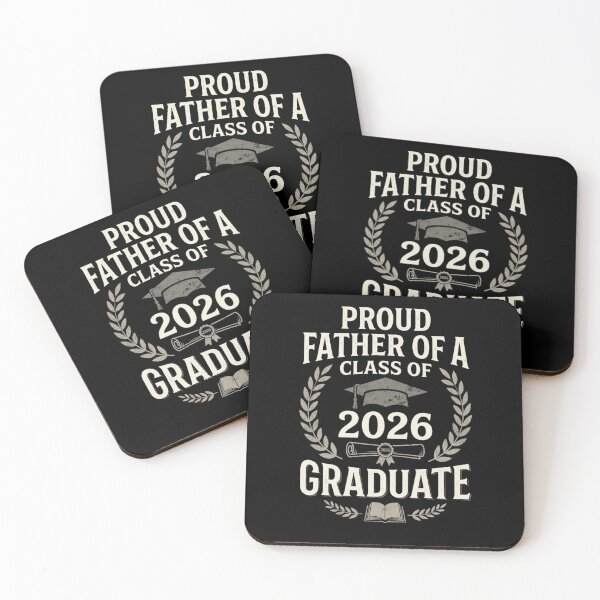 Item preview, Proud Father of a Class of 2026 Graduate Graduation Dad Vintage Celebration  designed and sold by bilal sibgui.