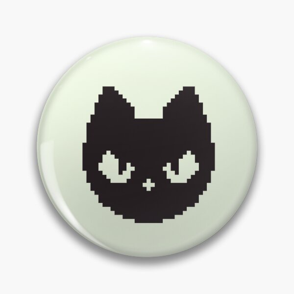 Item preview, Black cat with a fierce look designed and sold by maristrabelli.