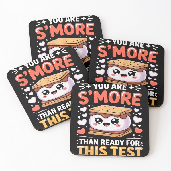 Item preview, You Are S'more Than Ready For This Test Cute Kawaii Marshmallow Inspiration designed and sold by River Silva.