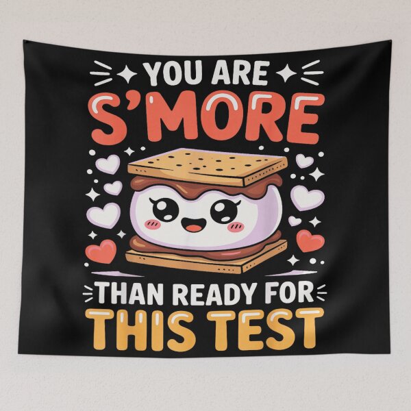 Item preview, You Are S'more Than Ready For This Test Cute Kawaii Marshmallow Inspiration designed and sold by River Silva.