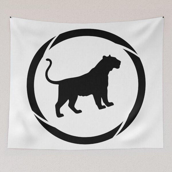 Item preview, Majestic Tiger Silhouette with Camera Shutter Logo designed and sold by Omar-2D.