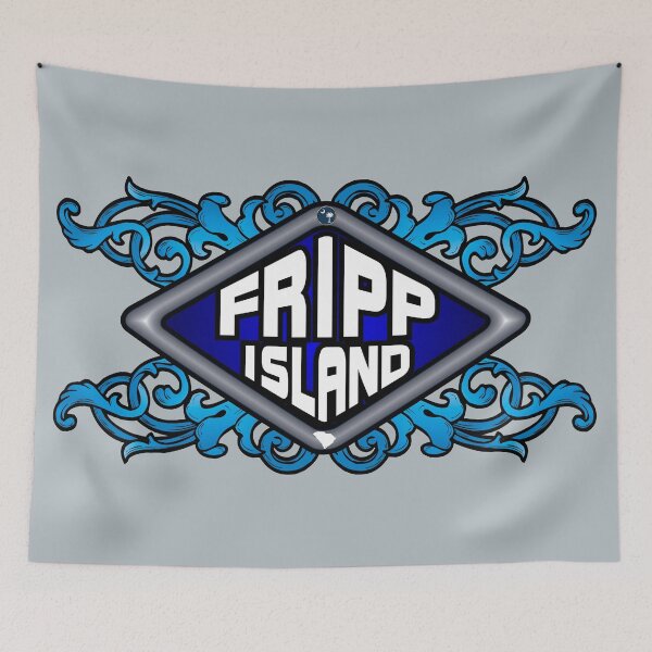 Item preview, Fripp Island South Carolina emblem retro sign designed and sold by studioss76.