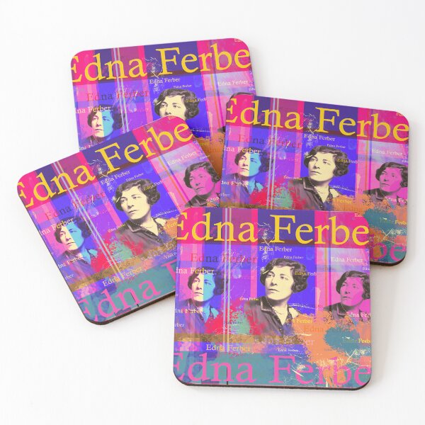 Item preview, Edna Ferber literature icon pop art collage designed and sold by Mauswohn.