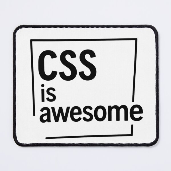 Item preview, CSS is Awesome Black – Funny Web Developer Design designed and sold by CtrlAltLaugh.