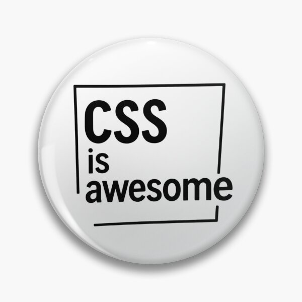 Item preview, CSS is Awesome Black – Funny Web Developer Design designed and sold by CtrlAltLaugh.