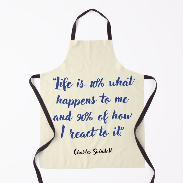 Item preview, Life is 10% what happens to me . . . Charles Swindoll Quotation designed and sold by CharlottePlaceArt.