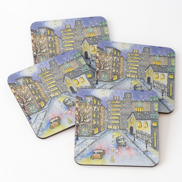 Item preview, Snowy Street - Holidays 2025 designed and sold by Lynne Beattie.