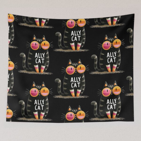 Item preview, The Lesbian Ally Cat designed and sold by MendaciousMina.