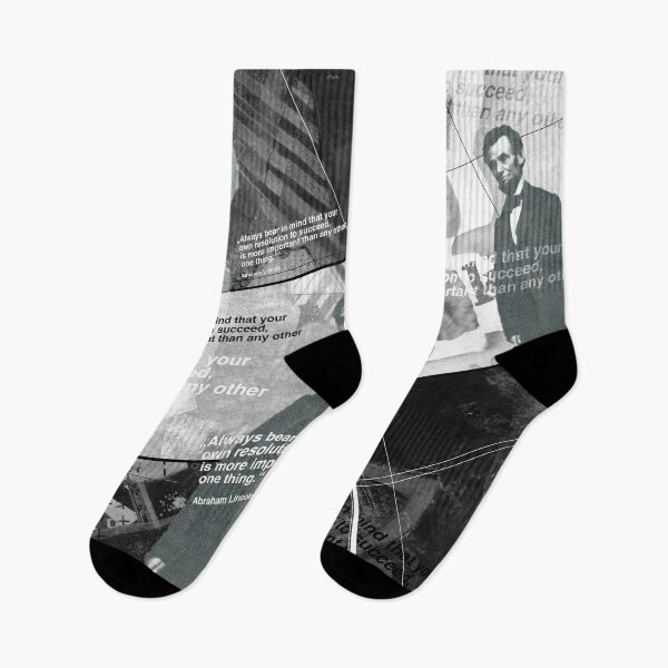 Item preview, Abraham Lincoln Success Motivation Quote Vintage Collage designed and sold by Mauswohn.