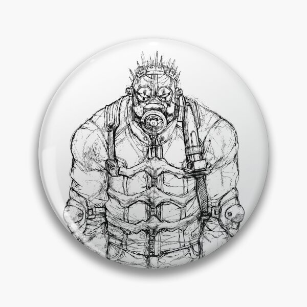 Item preview, Caiman Dorohedoro Sketch + Title designed and sold by Fire TheMann.