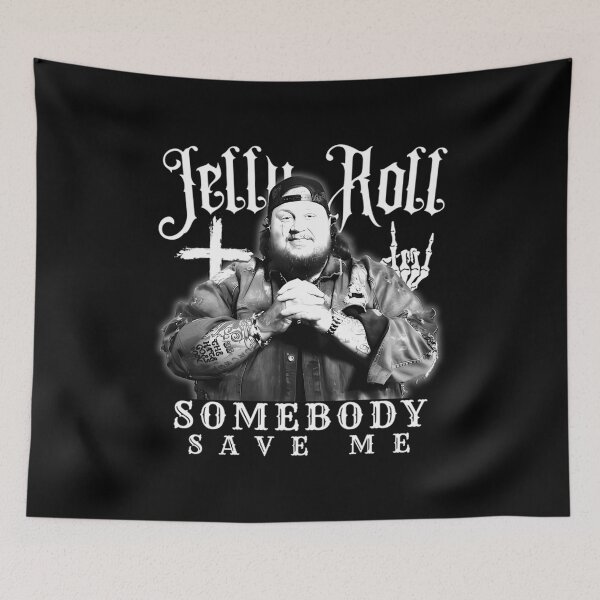 Item preview, Jelly Roll Sombody Save Me designed and sold by RiebbonzzArt.