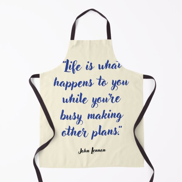 Item preview, Life is what happens to you . . . John Lennon Quotation designed and sold by CharlottePlaceArt.