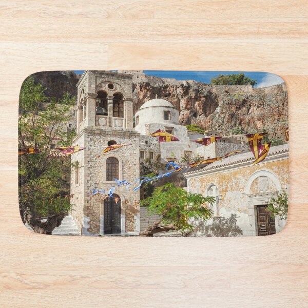 Item preview, Town Center Monemvasia Greece designed and sold by PhotoArt by Joan Carroll.