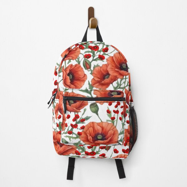 Artikelvorschau, Rotes Mohnblumen-Blumenmuster – handgezeichneter Aquarellstil entworfen und verkauft von VibranPalette.