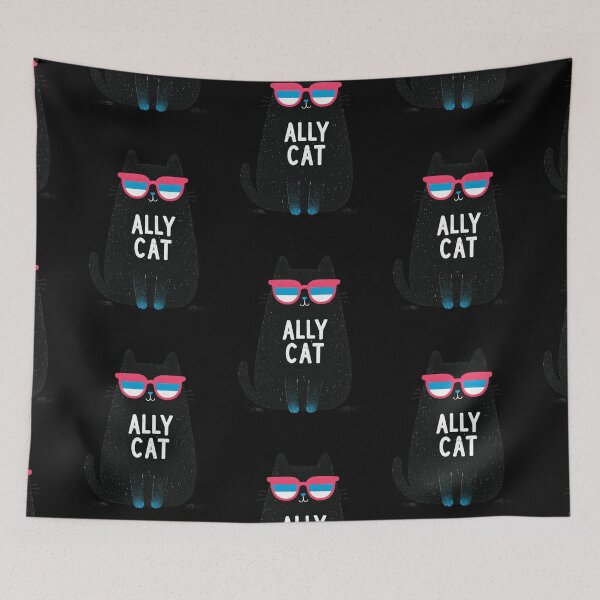 Item preview, The Transgender Ally Cat designed and sold by MendaciousMina.