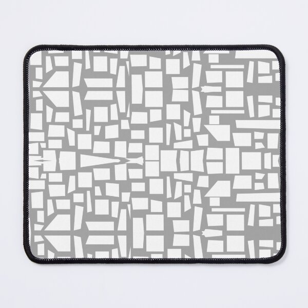 Item preview, Abstract Grey Geometric Mosaic designed and sold by Sacha's Artistry.