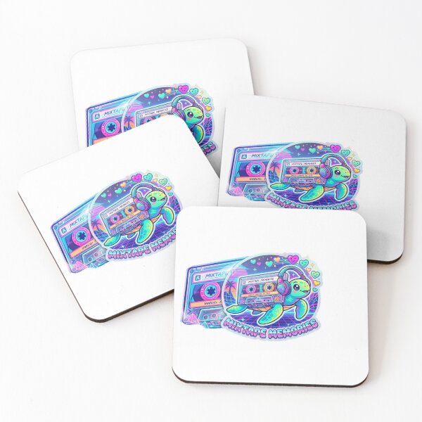 Item preview, Mixtape Memories Retro Cassette Turtle – Y2K Vaporwave Aesthetic designed and sold by Vibe Glue.